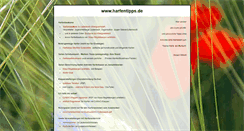 Desktop Screenshot of harfentipps.de